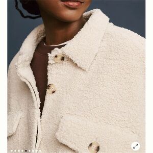 Good American Sherpa Shacket Size 1/2